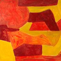 Composition orange L51 (Technique mixte (moderne)) — Serge POLIAKOFF