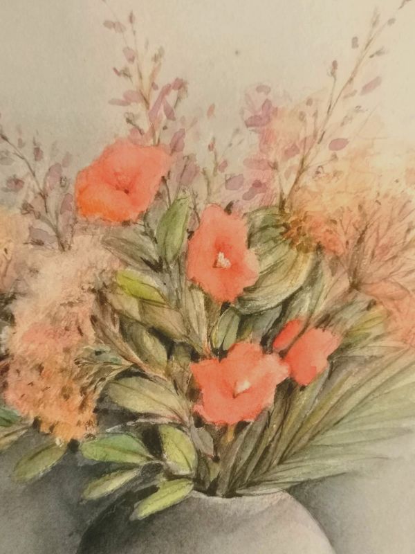 Umbelliferen und Gräser (Aquarell (zeitgenössisch)) - Annapia ANTONINI