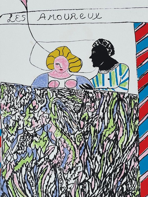Les Amoureux (Lithographie) - Niki DE SAINT PHALLE
