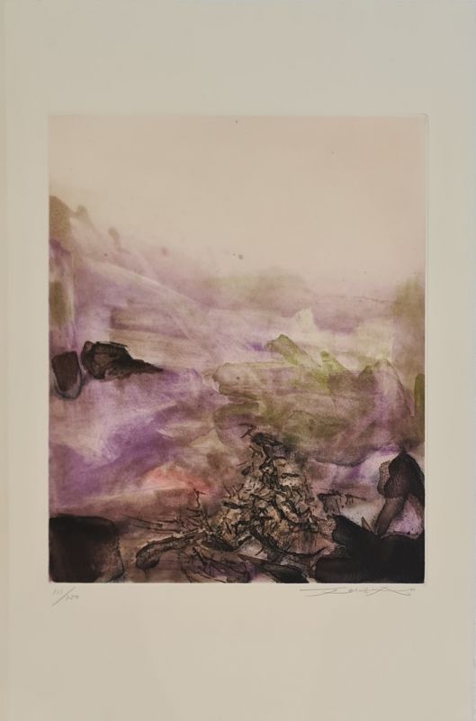 Canto Pisan (Planche 5) (Eau-forte et aquatinte) - Wou-ki  ZAO