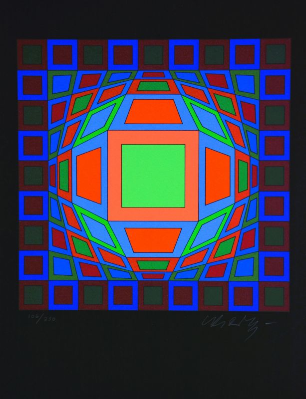 Microcosmos (Sérigraphie) - Victor  VASARELY