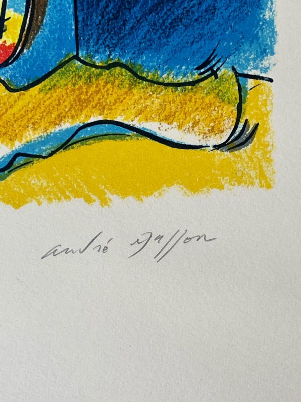 The work of chance (Lithograph) - André  MASSON