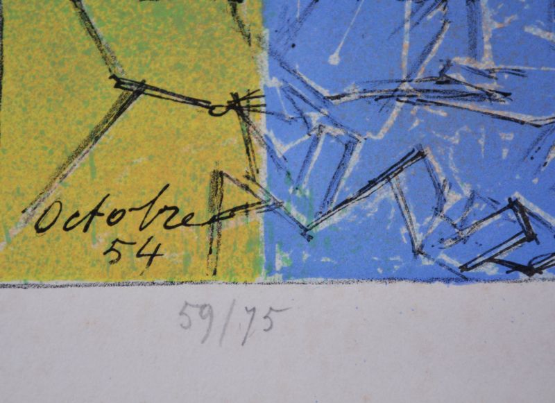 Le pigeonnier normand (Litografía) - Jacques VILLON