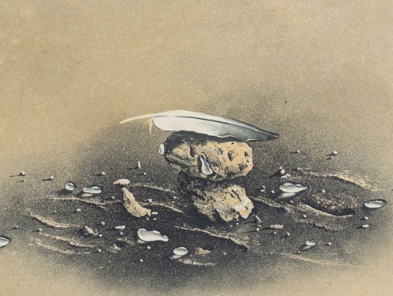 ASADA Hiroshi (1931-1997) // Repos (Aguatinta) -  Artistes Divers