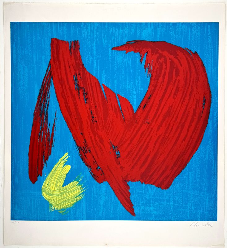 Abstract composition II (Lithograph) — Gérard SCHNEIDER — View with margins