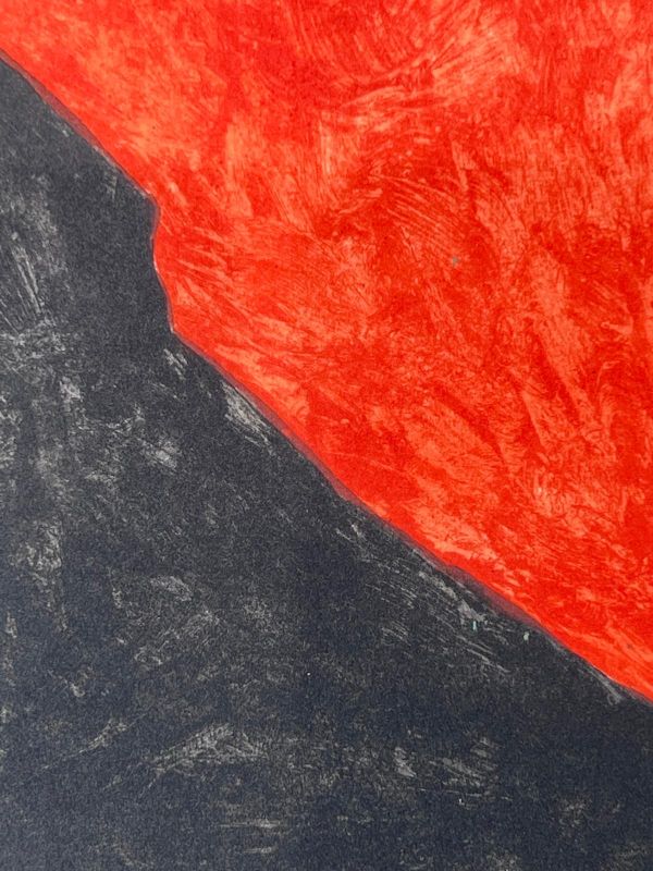 Composition noire, rouge, bleue et verte L79 (Lithographie) - Serge  POLIAKOFF
