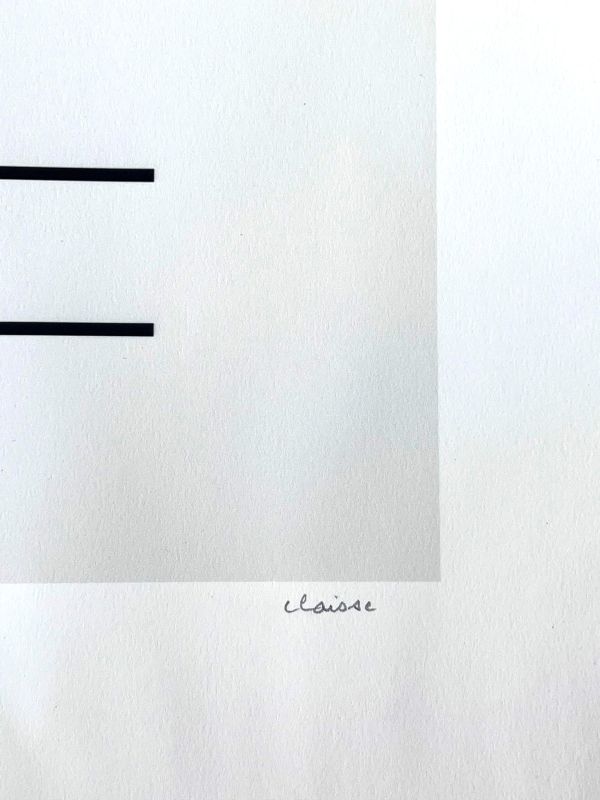 Composición geométrica (Serigrafía) - Geneviève CLAISSE