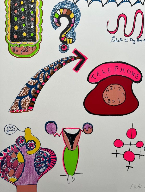 Pills (Lithographie) - Niki DE SAINT PHALLE