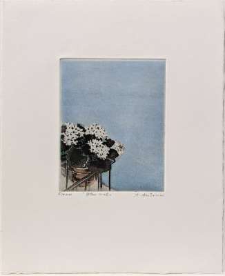 Bleu ciel (Aquatinte) - Annapia ANTONINI