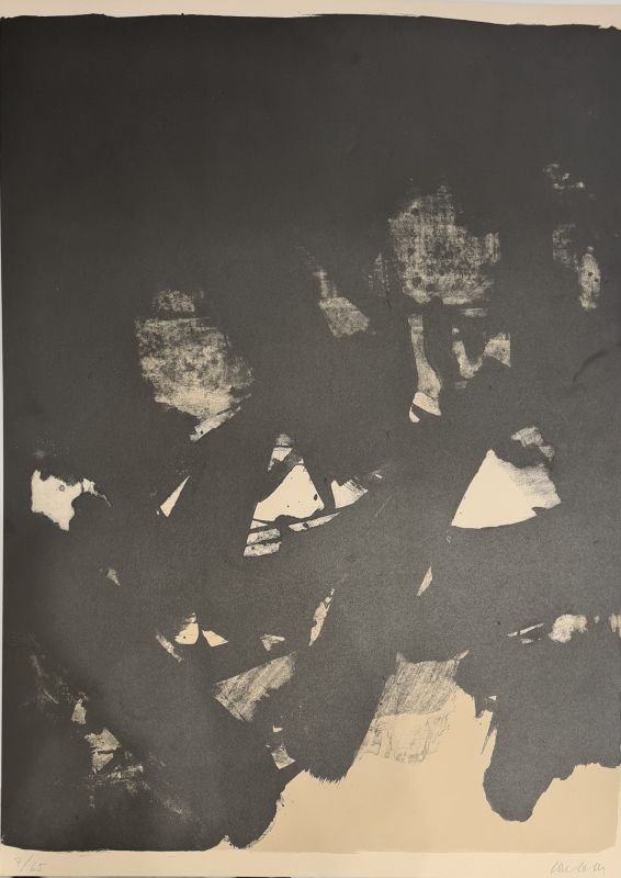 Lithographie n°13 (Lithographie) - Pierre  SOULAGES