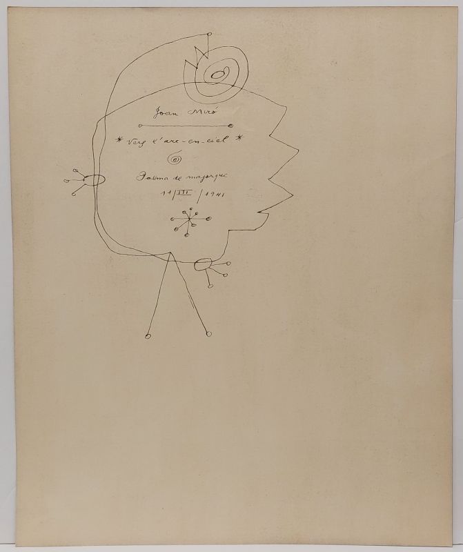 Vers l'arc-en-ciel (Constellations) (Schablone) - Joan  MIRO