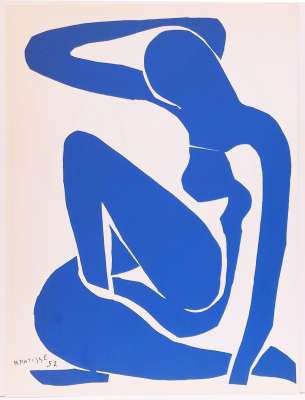 Nu bleu et Acrobate (Lithographie) - Henri  MATISSE