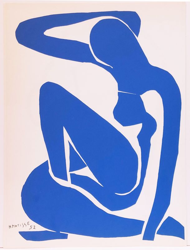 Nu bleu et Acrobate (Lithographie) - Henri  MATISSE