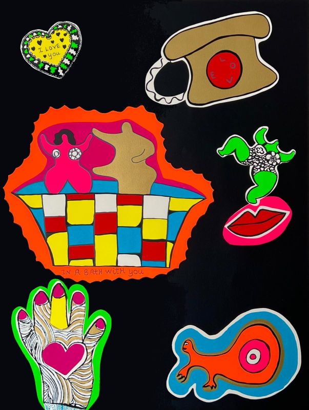 Nana Power : In A Bath With You (Silkscreen) - Niki DE SAINT PHALLE