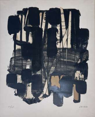 Lithograph No. 11 (Lithograph) - Pierre  SOULAGES