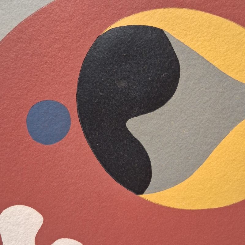 Soleil recerclé (Wood engraving) - Hans ARP