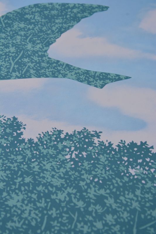 Der Fr&uuml;hling (Farblithographie) - René MAGRITTE