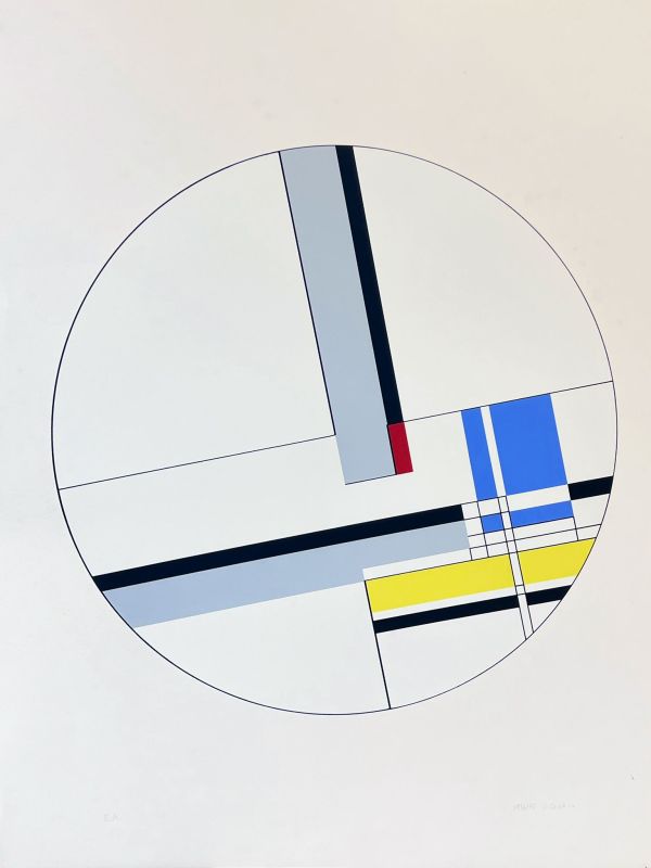 Abstraction spatiotemporelle n°36 (Sérigraphie) - Jean GORIN