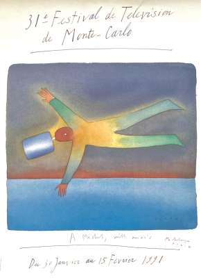 31&ordm; Festival de Televisi&oacute;n de Montecarlo (Póster) - Jean-Michel FOLON
