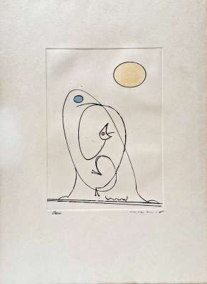 Ilustración para The Essential Max Ernst, de Uwe Schneede (Aguafuerte) - Max ERNST