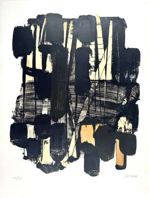 Lithographie n&deg;11 (Lithographie) - Pierre  SOULAGES