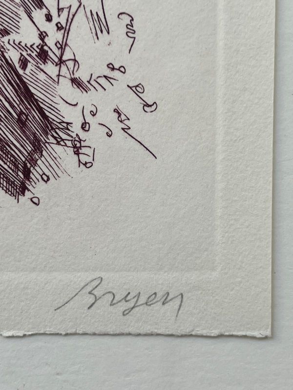 Hommage à Hans Arp (Eau-forte) - Camille BRYEN