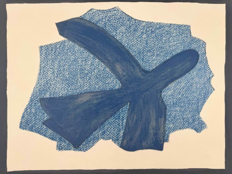 Der Aufbruch (Farblithographie) - Georges BRAQUE