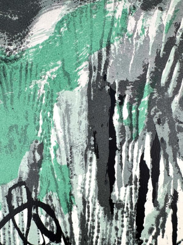 La paix universelle (Lithograph) — Teh-Chun CHU — Detail view