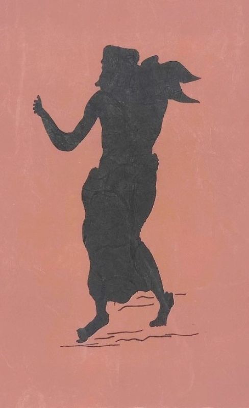 Character on pink background (Lithograph) - Georges BRAQUE