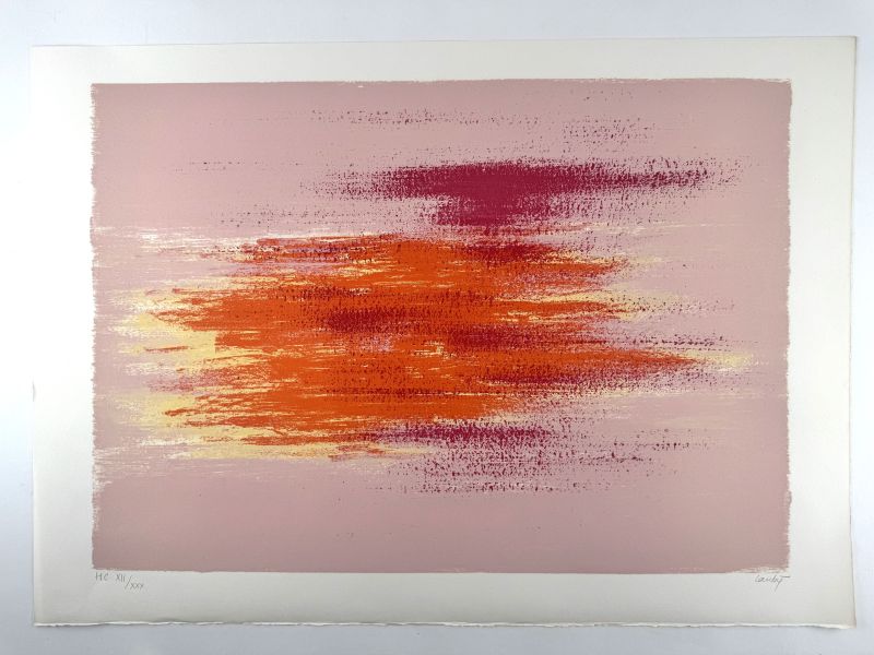 René Laubiès (1922-2006) // Composition IX (Farblithographie) — Artistes Divers