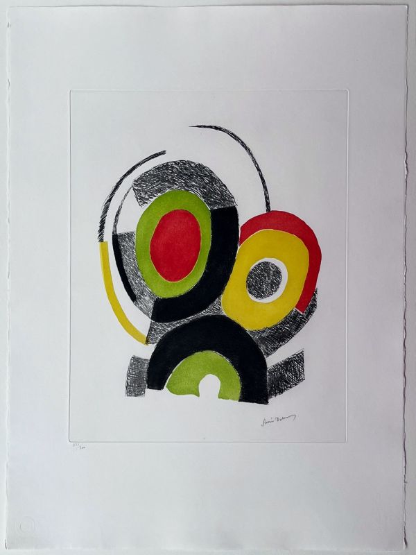 Les illuminations de Rimbaud (Radierung und Aquatinta) - Sonia DELAUNAY