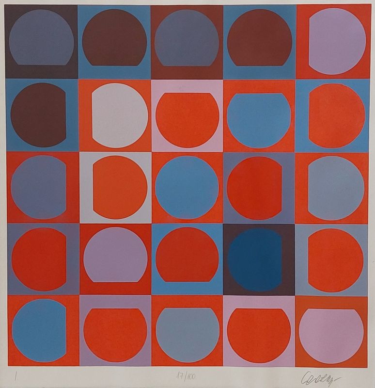 Bellatrix - Pyr (Silkscreen) - Victor  VASARELY