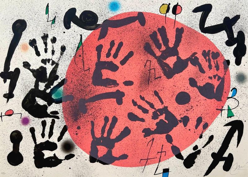 The Shepherd's Hands (Lithograph) - Joan  MIRO