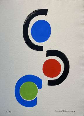 Rhythmen-Farben (Schablone) - Sonia DELAUNAY