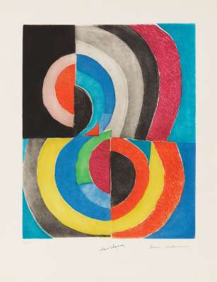 Plougastel (Etching and aquatint) - Sonia DELAUNAY