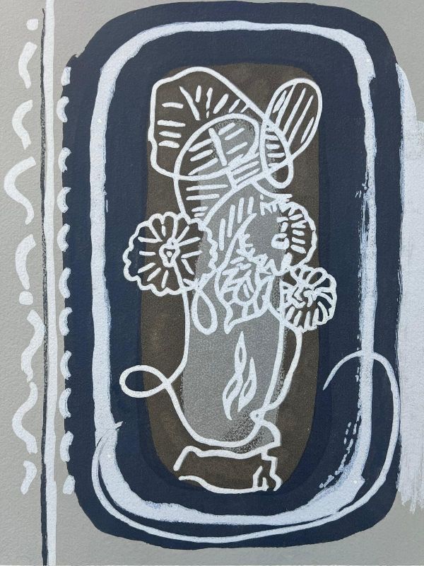Si je mourais là-bas (Grabado en madera) - Georges BRAQUE