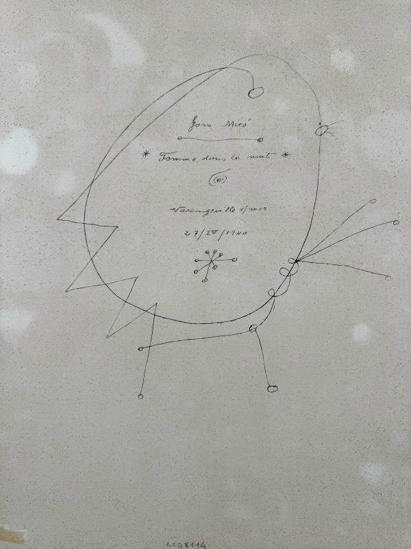 Mujer en la noche (Constelaciones) (Plantilla) - Joan  MIRO