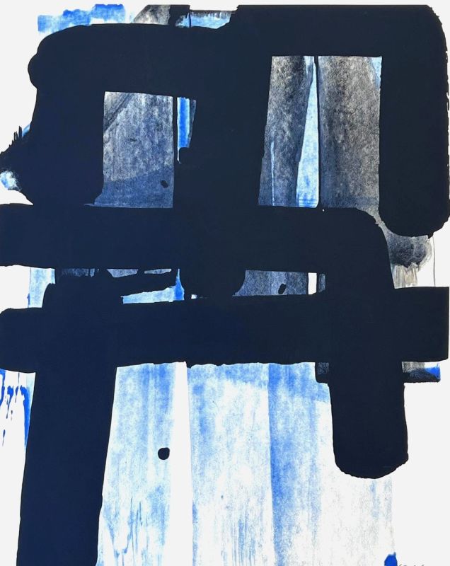 Sérigraphie n°2 (Sérigraphie) - Pierre  SOULAGES