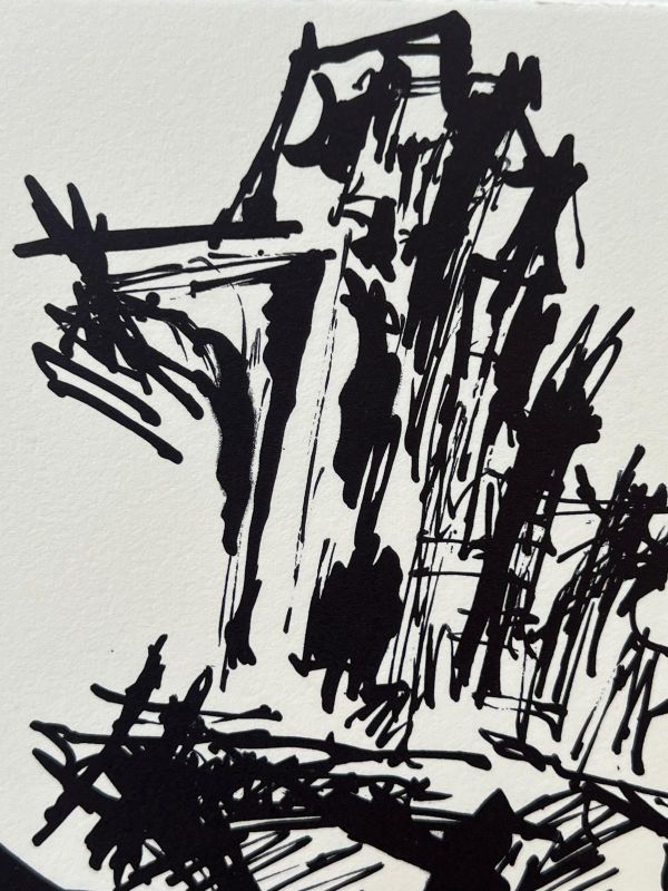 Hommage à Hans Arp (Farblithographie) - Fritz WOTRUBA