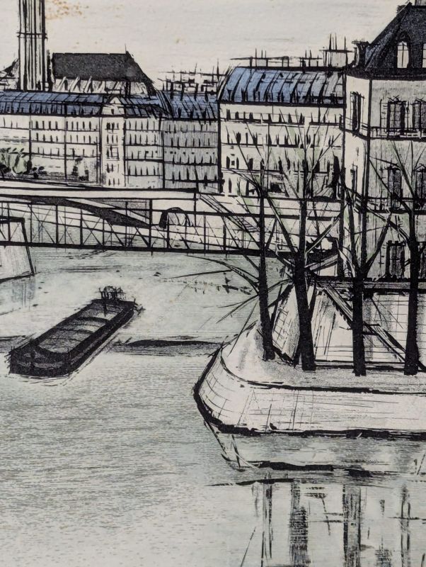 Notre Dame et la Cité (Gravure) - Bernard BUFFET