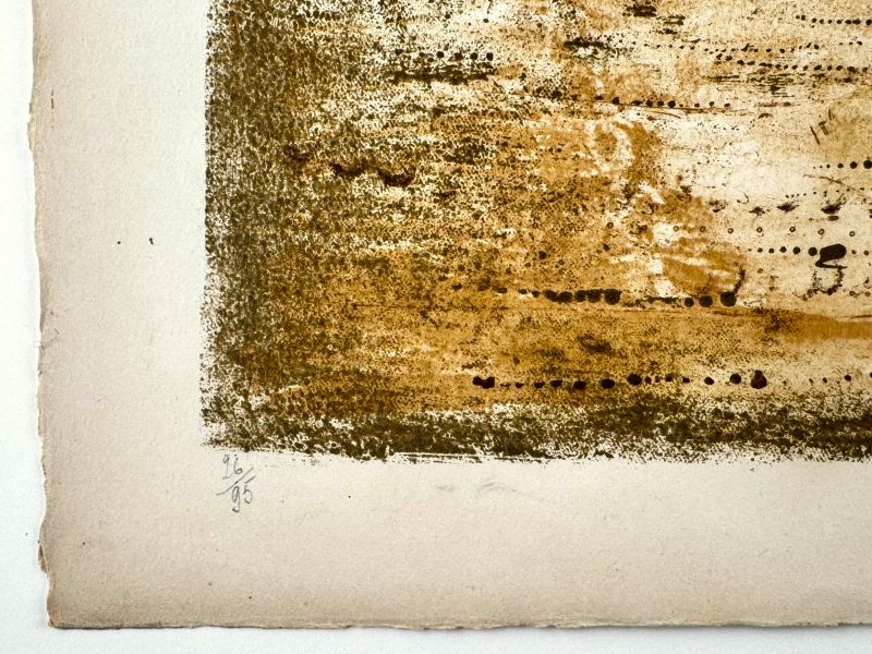 Die gro&szlig;en Badenden (Farblithographie) - Wou-ki  ZAO