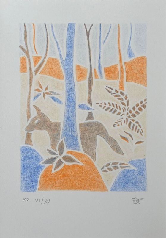 Phénomènes I (Lithographie) - Sara FRATINI