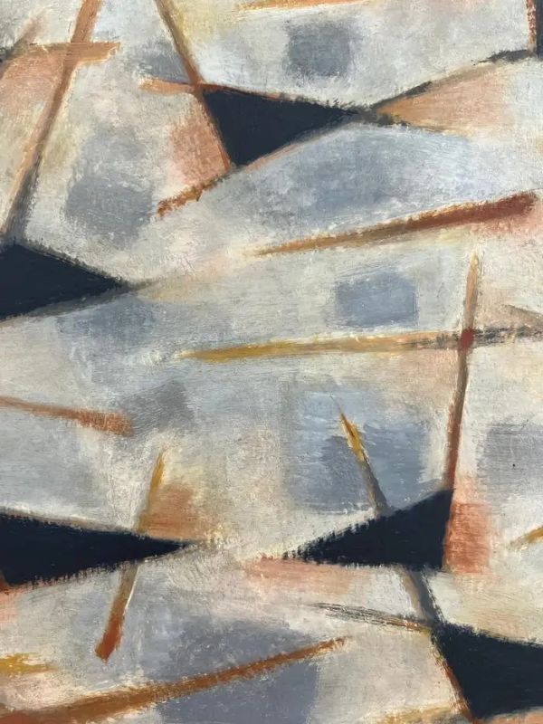 Barques (Huile sur toile (moderne)) - Alfred  MANESSIER