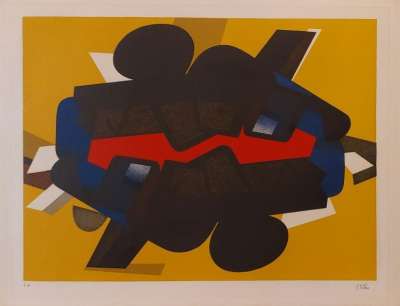 Chambrure (Lithographie) - Maurice ESTEVE