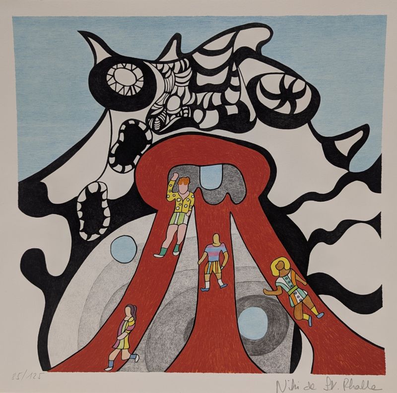 Le Golem - Jerusalem (Farblithographie) - Niki DE SAINT PHALLE