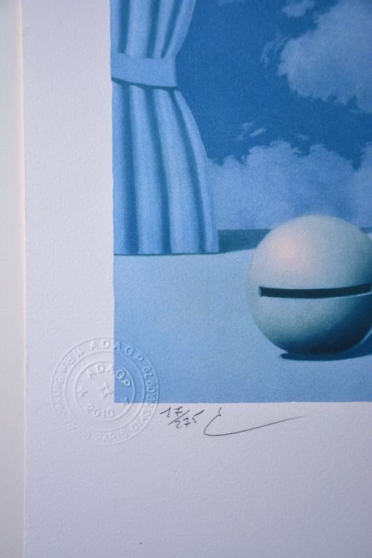 La Peine Perdue (Farblithographie) - René MAGRITTE