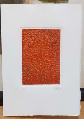 Carte de V&oelig;ux Jacqueline de Champvallins (Engraving) - Arthur Luiz  PIZA