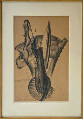 Sans titre (Fusain (moderne)) - Jean-Gabriel CHAUVIN