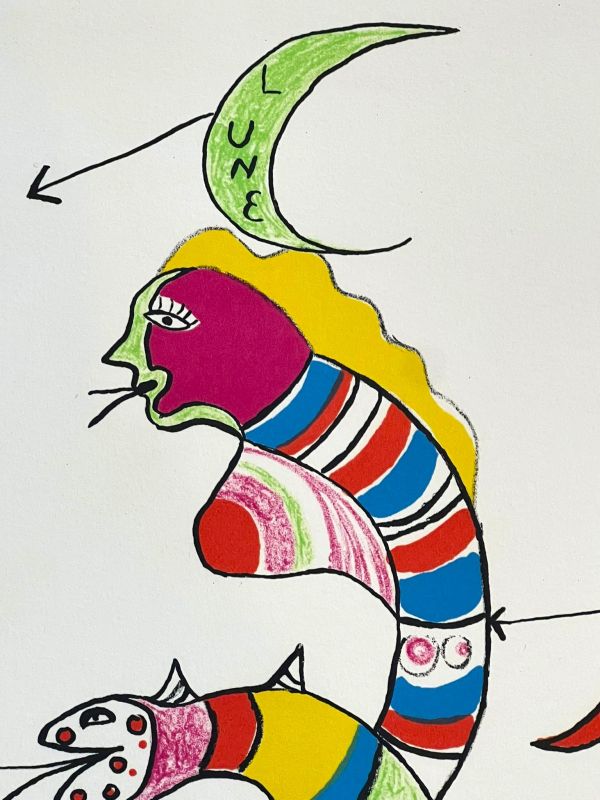 Rêve d'une jeune fille (Lithographie) - Niki DE SAINT PHALLE