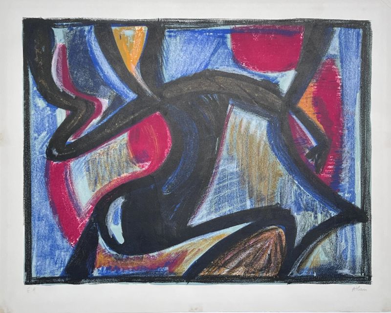 Les Hesp&eacute;rides (Lithographie) - Jean-Michel ATLAN